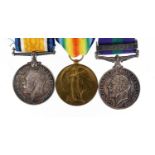 British Military World War I pair and George V general service medal with New Persia bar, the pair