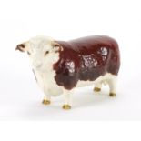 Beswick CH of Champions bull, 19cm in length : For Extra Condition Reports Please visit our Website