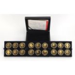 First World War centenary crown collection by The Bradford Exchange comprising eighteen coins,