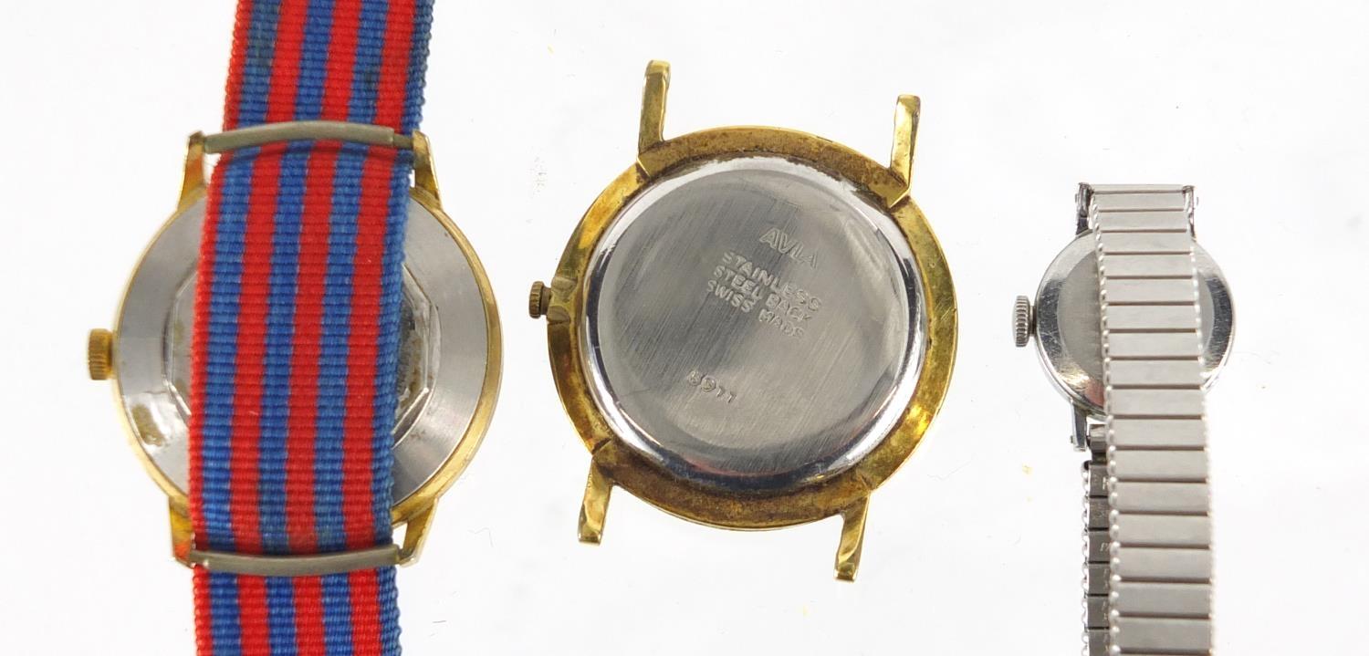 Three wristwatches comprising Ostara automatic, Avia and Tissot : For Extra Condition Reports Please - Image 4 of 6