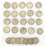 British pre decimal pre 1947 florins, approximate weight 292.0g : For Extra Condition Reports Please