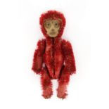 Miniature red teddy bear possibly Schuco, 8cm high : For Extra Condition Reports Please visit our