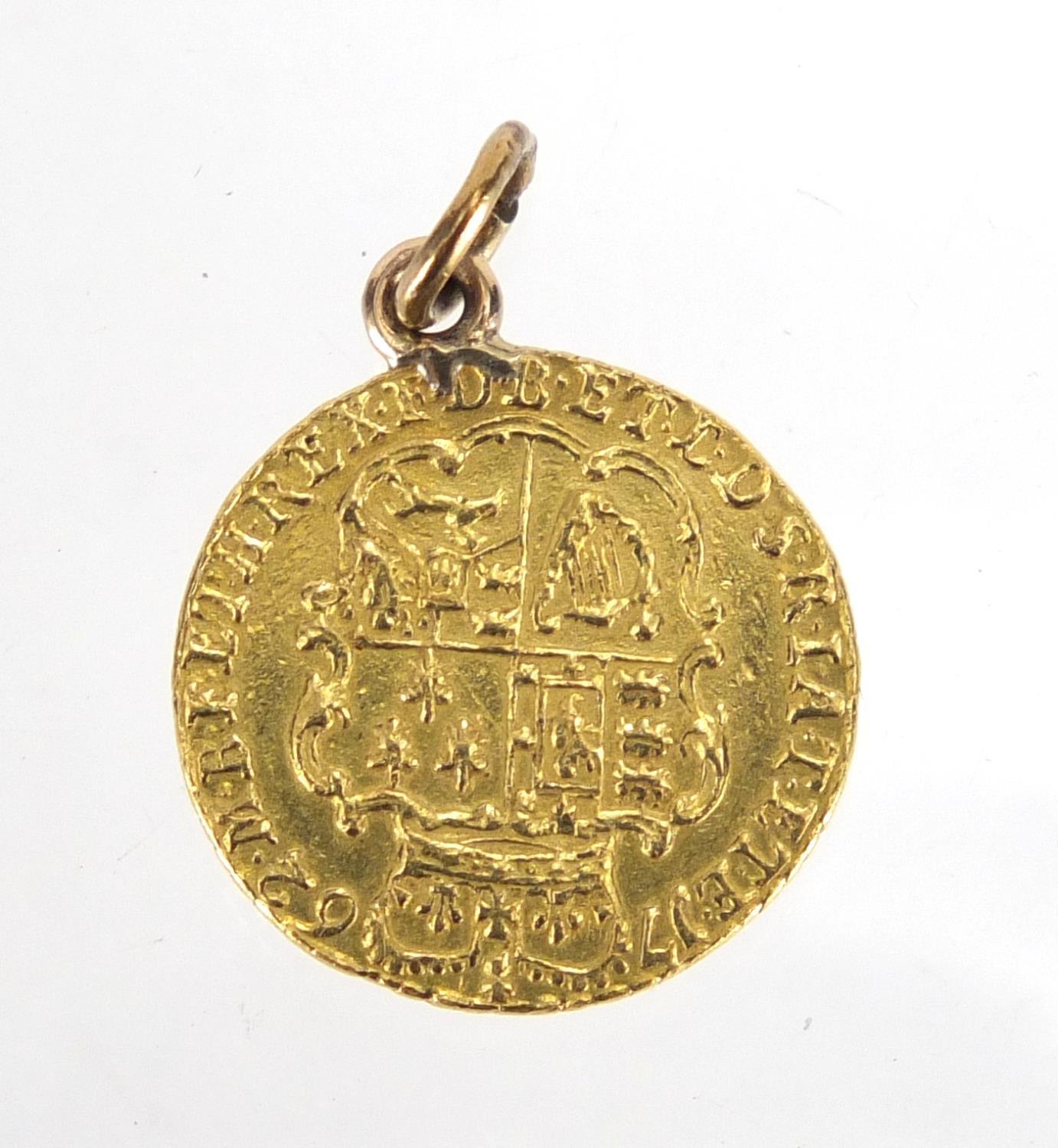 George III 1762 gold third Guinea : For Extra Condition Reports Please visit our Website - Image 2 of 2