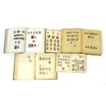 19th century and later World stamps arranged in five albums including United States of America : For
