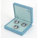 Royal Air Force V class bomber silver coin set, with fitted case : For Extra Condition Reports