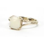 9ct gold opal ring, size S, approximate weight 2.7g : For Extra Condition Reports Please visit our