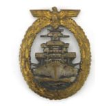 German Military interest High Seas Fleet badge, by Ausf Schwerin of Berlin