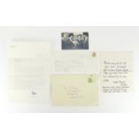 Spike Milligan ephemra including a hand written letter detailing a loan and a signed printed letter