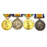 Two British Military World War I pair's awarded to 140338SPR.G.HOLLTS.R.E. and M.11149H.K.PROCTER.