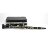 Boosey & Hawkes ebonised Edgware four piece clarinet, with fitted case