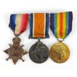 British Military World War I trio awarded to 10851PTE.F.C.FREELAND.R.A.M.C.