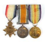 British Military World War I trio awarded to L.Z.2110.H.M.W.ROBERTS.A.B.R.N.V.R.