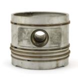 German Military World War II Mahle piston, reputably removed from a U-boat, numbered 18456, 16cm