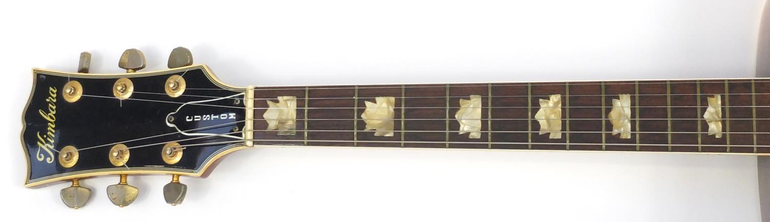 Kambara six string custom acoustic guitar with fitted travelling case, model number 86, 107cm in - Image 5 of 11