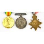 British Military World War I trio awarded to R-22433PTE.H.R.WEBB.K.R.RIF.C.