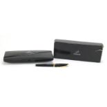 Parker Ellipse fountain pen with 18k golf nib, case and box