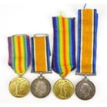 Two British Military World War I pair's awarded to 2067GNR.L.R.HULL.R.A. and 6294A.CPL.G.SMITH.R.A.