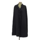 Vintage silk lined overcoat cape