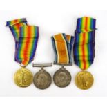 British Military World War I Royal Sussex Regiment pair's awarded to SD-3140PTE.D.HYLAND.R.SUSS.R.