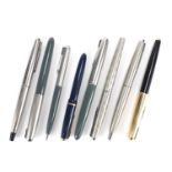 Parker fountain pens and propelling pencils including Parker Lady and Parker 51