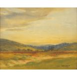 George Stratcon Ferrier 1909 - Strathtay, Perthshire landscape, signed watercolour, inscribed verso,