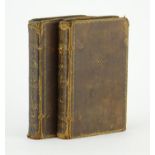 Citizen of the World by Doctor Goldsmith, two early 19th century tooled leather bound hardback