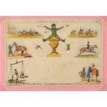 Victorian Fores's racing envelope No.5, hand coloured, designed by James Doyle, printed by J R