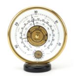 Jaeger-LeCoultre desk barometer with thermometer, 18.5cm high : For Further Condition Reports Please