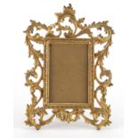 Gilt metal acanthus leaf frame, 28cm high : For Further Condition Reports and Live Bidding Please Go