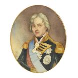 Attributed to John Hoppner - Portrait of Lord Nelson, commemorating The Battle of Trafalgar 1805,
