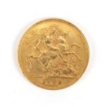 Edward VII 1909 gold half sovereign : For Further Condition Reports and Live Bidding Please Go to