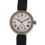 Military interest Soleil Watch Co trench watch, 3.5cm in diameter : For Further Condition Reports