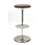 Plank Frisbi bar stool, designed by Biagio Cisotti and Sandra Laube, 81cm high ( retails at £