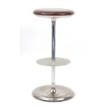 Plank Frisbi bar stool, designed by Biagio Cisotti and Sandra Laube, 81cm high (retails at £795) :