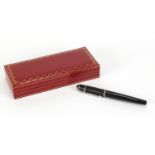 Cartier ballpoint pen, with fitted case, certificate and refills, serial number 006992 : For Further