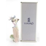 Lladro figurine Paris in Bloom with box, numbered 6280, 30cm high : For Further Condition Reports