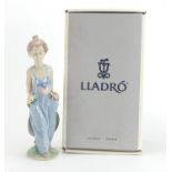 Lladro figure Pocket Full of Wishes with box, numbered 7650, 26cm high : For Further Condition