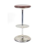 Plank Frisbi bar stool, designed by Biagio Cisotti and Sandra Laube, 81cm high ( retails at £