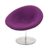 Artifort Globe lounge chair designed by Pierre Paulin, label to the underside, 77cm high : For