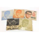 Five Buddy Holly 45PRM's : For Further Condition Reports and Live Bidding Please Go to Our Website