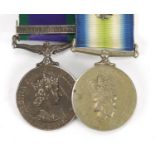 British Military Falklands War pair awarded to Private RVF Dimmock of the Parachute regiment,