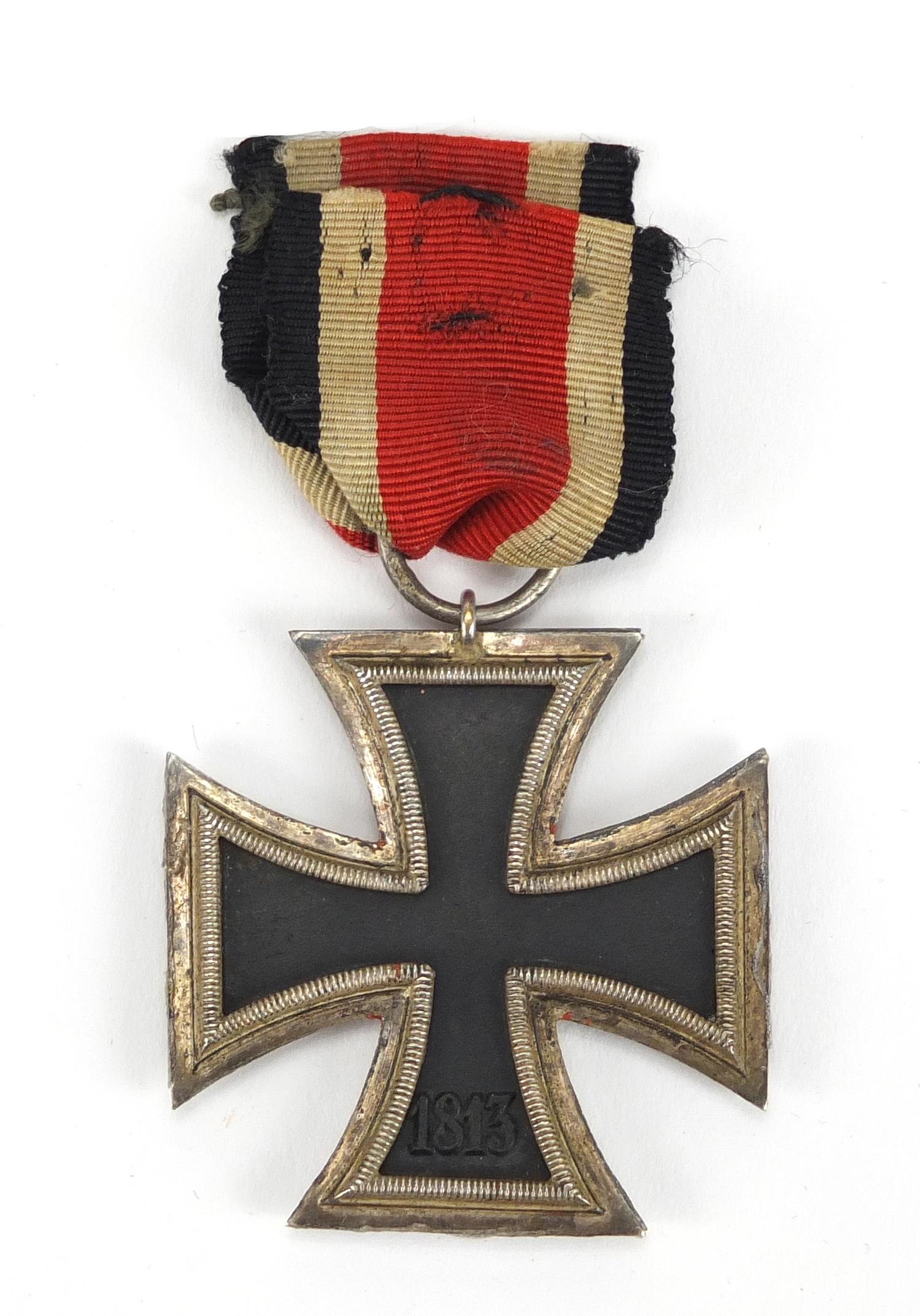 German Military interest cross with ribbon : For Further Condition Reports Please Visit Our Website - Image 2 of 2