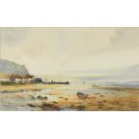Thomas Sidney - Minehead Somerset, watercolour, mounted and framed, 50cm x 30cm : For Further