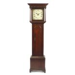18th century oak long case clock, the dial marked inscribed Roberts Otley 1782, 208cm high : For