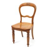 Railway interest Bristol and Exeter Oak boardroom chair, 90cm high : For Further Condition Reports