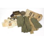 Military interest Burmese uniform including caps relating to CPL CJJ Emkins : For Further