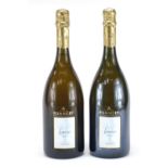 Two bottles of 2002 Pommery Cuvee Louise champagne : For Further Condition Reports and Live