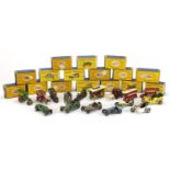 Sixteen Lesney models of Yesteryear die cast vehicles with boxes comprising Y-1, Y-2, Y-3, Y-4, Y-5,