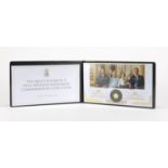 Queen Elizabeth II 90th birthday gold commemorative coin cover : For Further Condition Reports and