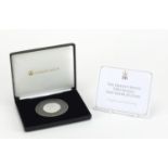 The Queen's Beasts two ounce silver proof five pound coin, with fitted box : For Further Condition